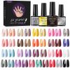 Limegirl Gel Nail Polish Kit Pink Glitter Pop Summer 40/24 Colors Semi-Permanent UV Led Gel Varnish Soak Nails - ZH246-1