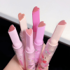 Jelly Mirror Lipstick Makeup Love Shape Waterproof Non-stick Cup Solid Lip Gloss Clear Long Lasting Moisturizing Lipstick Pen - B04 Love Style