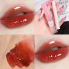 Crystal Glossy Lip Glaze Mirror Cute Bear Lip Gloss Waterproof Transparent Nude Liquid Lipstick Lip Girls Makeup Korean Makeup - C04