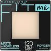 Maybelline Fit Me Matte Poreless Pressed Face Powder Makeup, Classic Ivory, 0.29 oz - Maybelline