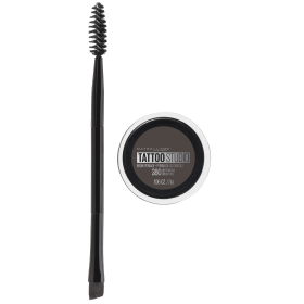 Maybelline Tattoo Studio Brow Pomade Long Lasting, Buildable, Eyebrow Makeup, Deep Brown, 0.11 oz - Maybelline