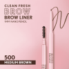 COVERGIRL Clean Fresh Brow Liner Nano Pencil, Medium Brown 500, .001 oz - COVERGIRL