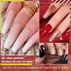 6 Colors Solid Cream Gel Nail Polish Canned Semi Permanent Varnish DIY Creamy Texture Painting Nail Art Solid UV Gel - ZH218-1