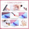 6 Colors Solid Cream Gel Nail Polish Canned Semi Permanent Varnish DIY Creamy Texture Painting Nail Art Solid UV Gel - ZH218-8