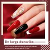 6 Colors Solid Cream Gel Nail Polish Canned Semi Permanent Varnish DIY Creamy Texture Painting Nail Art Solid UV Gel - ZH218-1