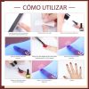 6 Colors Solid Cream Gel Nail Polish Canned Semi Permanent Varnish DIY Creamy Texture Painting Nail Art Solid UV Gel - ZH218-1