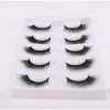 New 5Pairs High Quality Faux Eyelashes Handmade 3D Winged Natural Long Lashes Soft Cat Eye Fake Eyelash For Eye Makeup Wholesale - MZA2437-5
