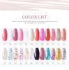 Nail Set Polish Products Set Manicure Cuticle Pusher Tips Finger Extend Mold Glue Poly Nail Accessories Art Brush Tool Kit - M-ZH19-24