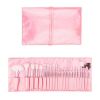 22pcs pink brushes set with bag - default