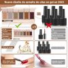 6 Colors Solid Cream Gel Nail Polish Canned Semi Permanent Varnish DIY Creamy Texture Painting Nail Art Solid UV Gel - ZH218-5