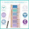 6 Colors Solid Cream Gel Nail Polish Canned Semi Permanent Varnish DIY Creamy Texture Painting Nail Art Solid UV Gel - ZH218-6