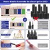 6 Colors Solid Cream Gel Nail Polish Canned Semi Permanent Varnish DIY Creamy Texture Painting Nail Art Solid UV Gel - ZH218-4