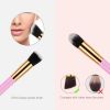 Travel Set Mini Makeup Brush Set of 10 (Pink Gold) - default