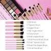 Travel Set Mini Makeup Brush Set of 10 (Pink Gold) - default