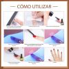 6 Colors Solid Cream Gel Nail Polish Canned Semi Permanent Varnish DIY Creamy Texture Painting Nail Art Solid UV Gel - ZH218-5